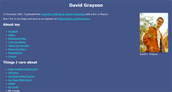 Desktop Screenshot of davidegrayson.com