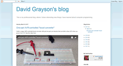 Desktop Screenshot of blog.davidegrayson.com
